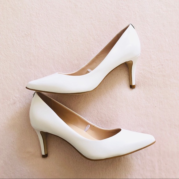 New Kate Spade New York Vida White Pumps Heels 6.5 - Picture 5 of 9